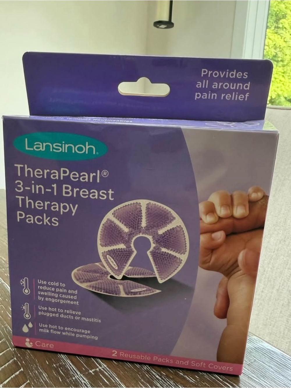 NEW Lansinoh TheraPearl 3-in-1 Breast Therapy Packs